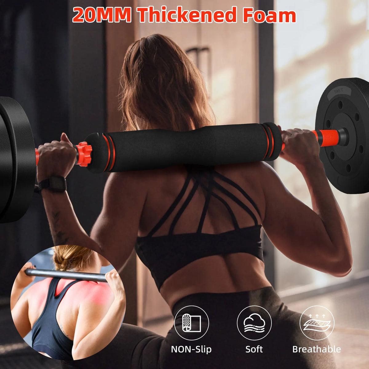 3-In-1 Adjustable Dumbbell Set