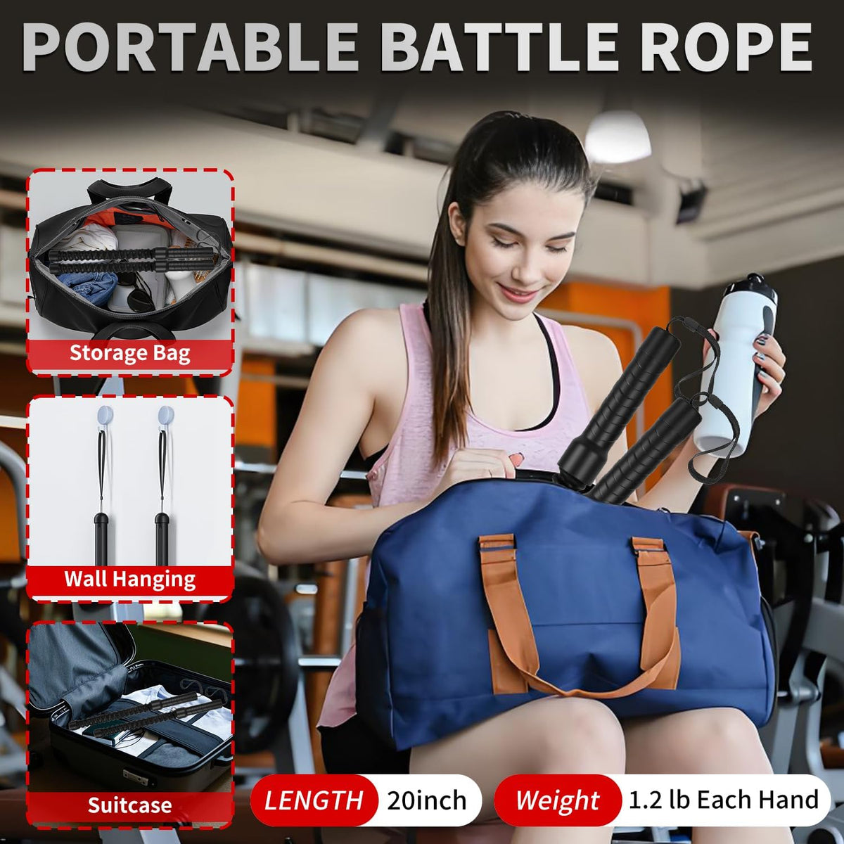 Cordless Training Battle Ropes