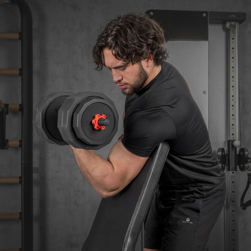 3-In-1 Adjustable Dumbbell Set